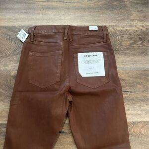 Good American Good Legs Coated jeans.